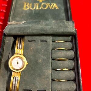 Bulova Two-Tone Watch Set